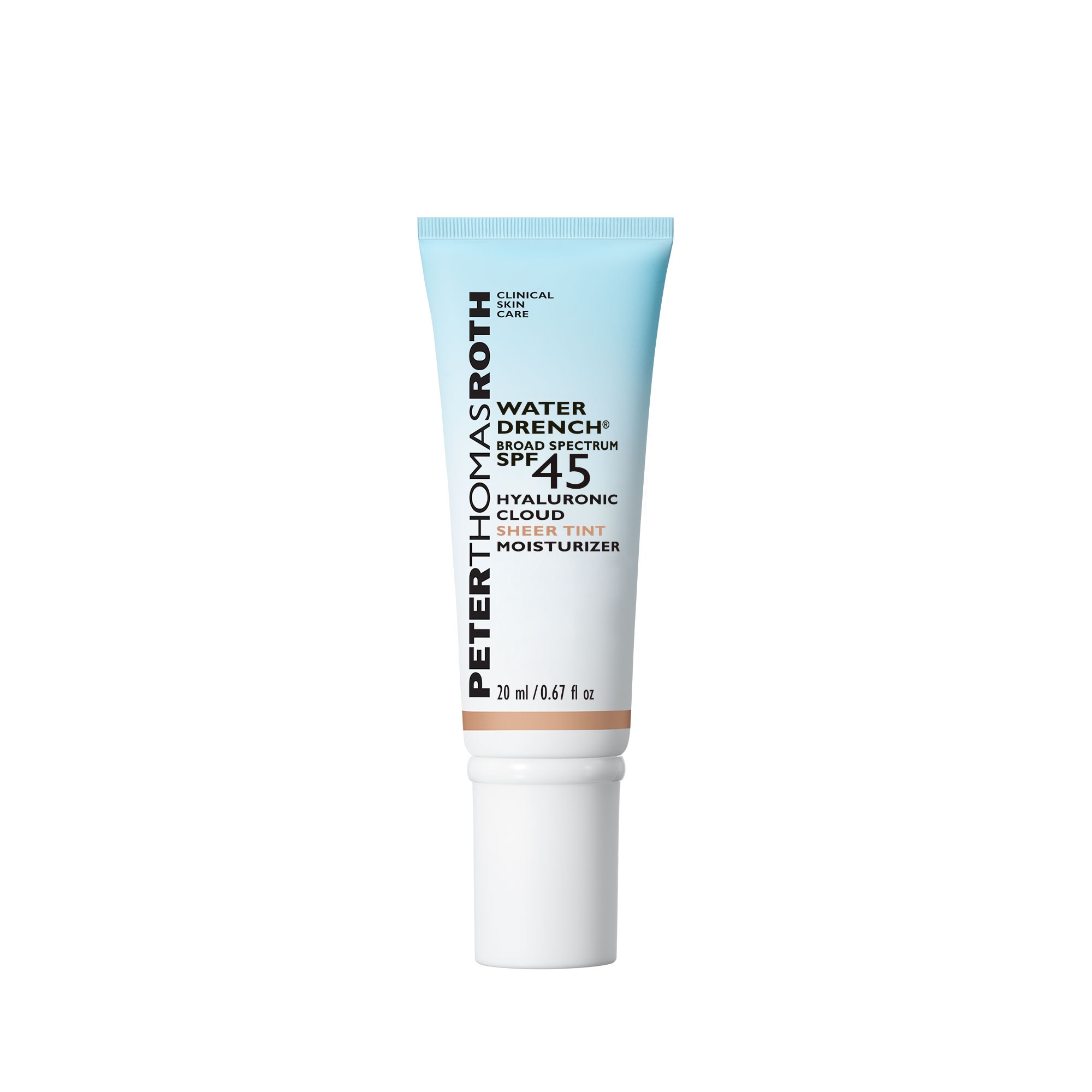 WATER DRENCH&reg; BROAD SPECTRUM SPF 45 HYALURONIC SHEER TINT MOISTURIZER (CREMA HIDRATANTE)